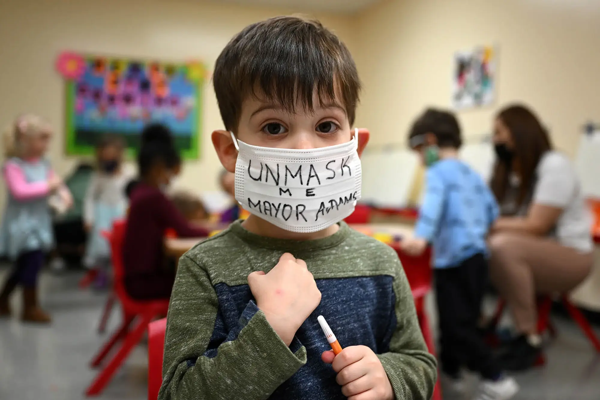 New York City to lift mask mandates for students 2 to 4 years old ...